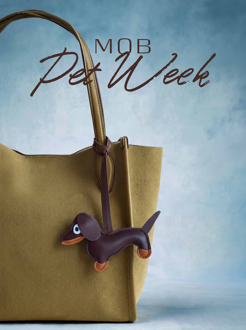 MOB Pet Week – charm de cachorrinho pendurado em bolsa